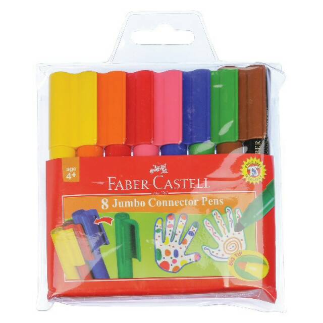 

Faber Castel 8 Jumbo Connector Pens