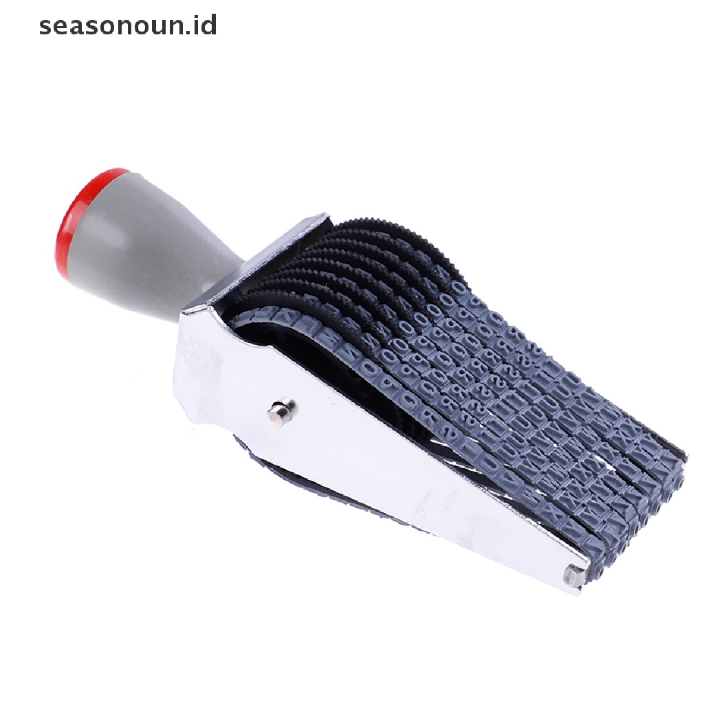 【seasonoun】 8 digit english alphabet letter number symbol rolling rubber stamp decoration .