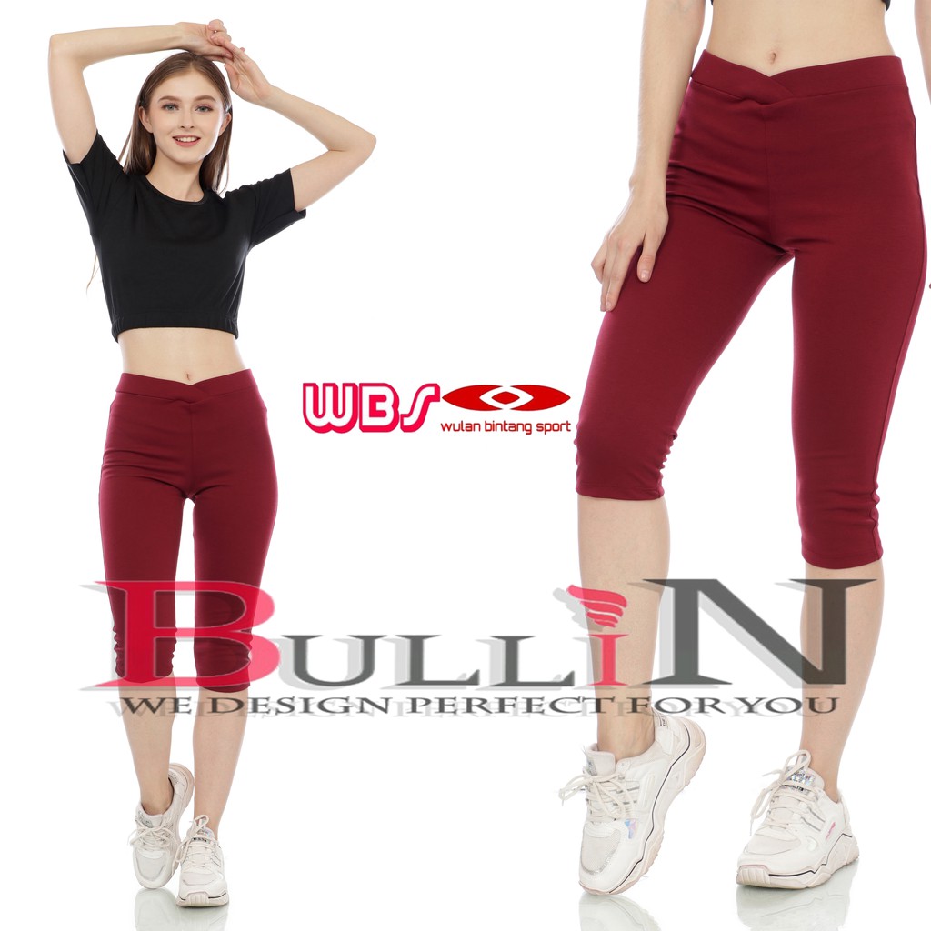 Celana Pendek Polos Aerobik Wanita