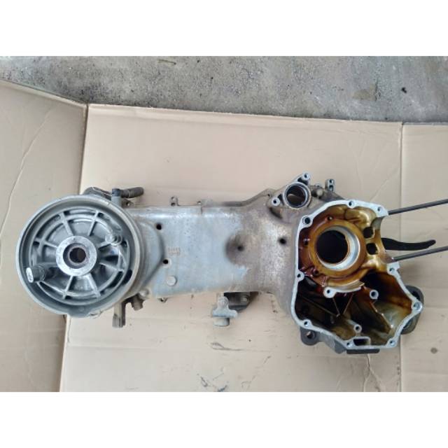 Block crankcase 54P bagian kiri mio J mio GT dan vino 110 injeksi