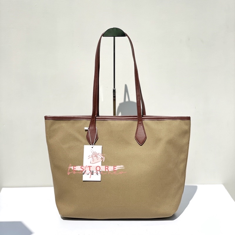 Zr Tote Large Canvas With Pouch