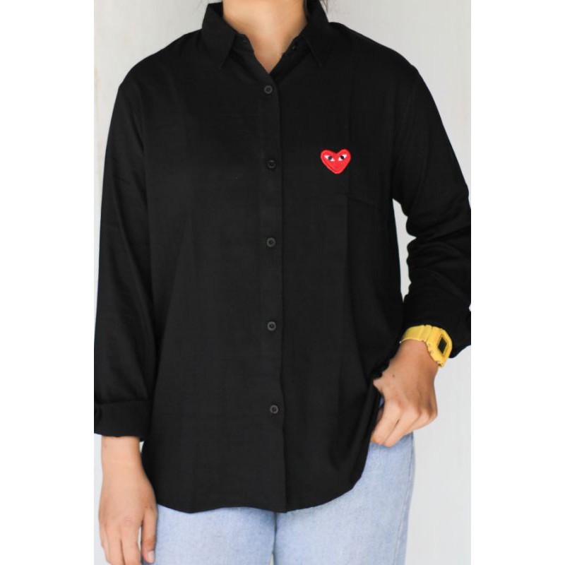 Kemeja CDG Black