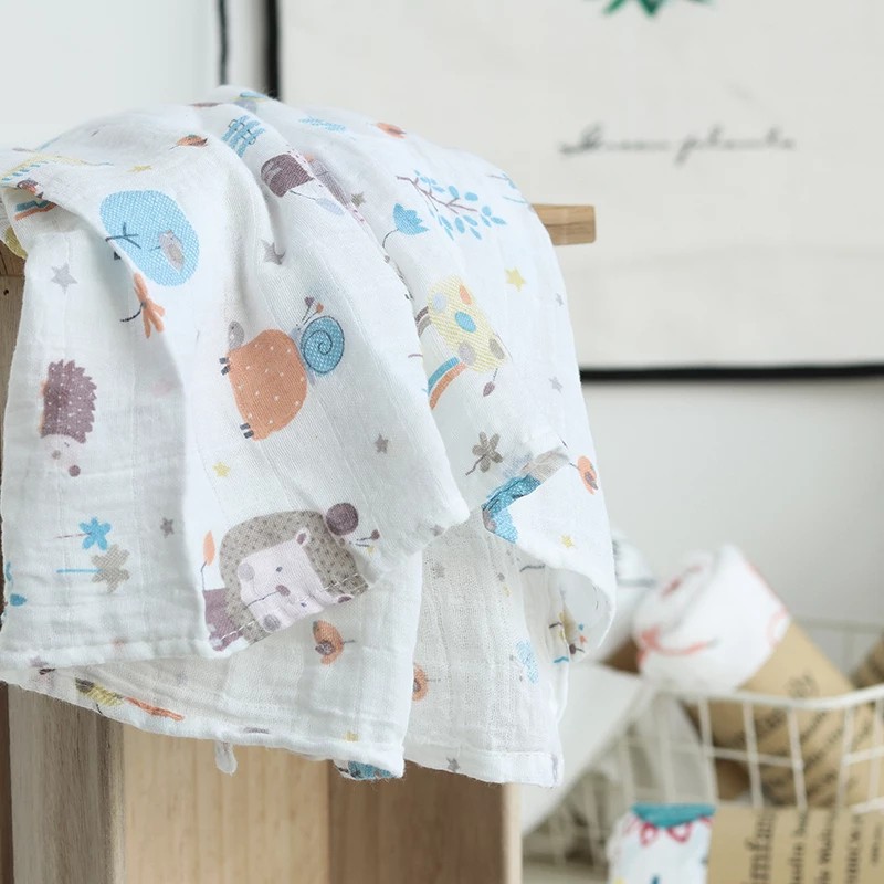 (Pimenova) Bedong Muslin (Muslin Swaddle) Organic Cotton kain muslin bayi swaddle baby