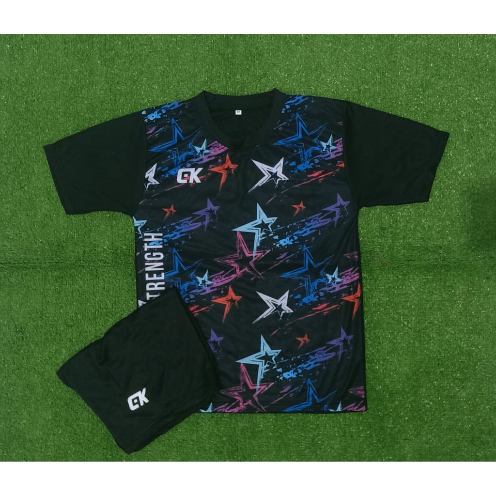 STLN ANAK/STLN TRAINING ANAK/OLAHRAGA/COD/6-13 TAHUN/SML/KAOS BADMINTON ANAK