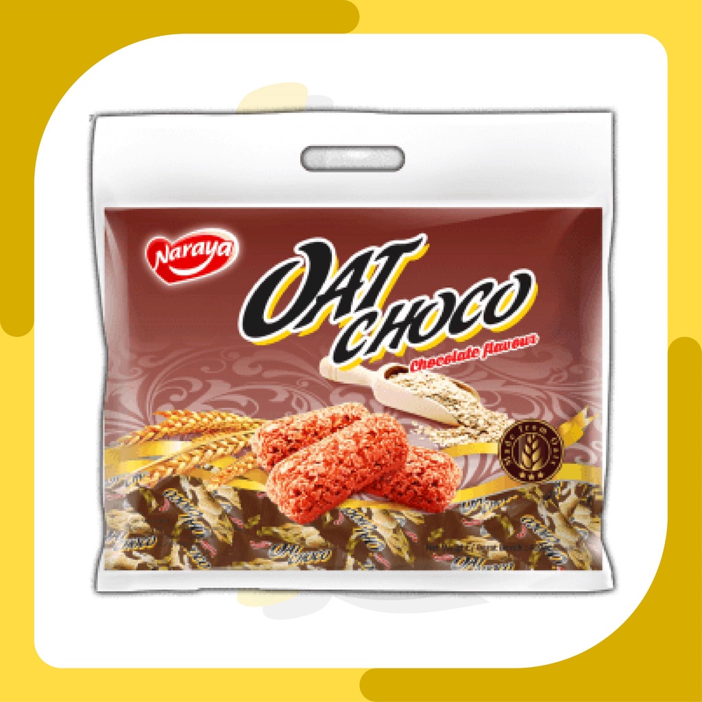 Snack Import Malaysia | Naraya Oat Choco All Varian 400gr (40 x 10gr)