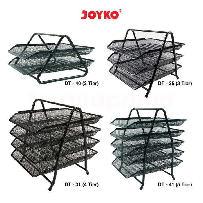 

READY Letter Document Tray Joyko Besi Rak Surat Kertas Wadah Documen Tingkat - V-tec 4 Tingkat MURAH