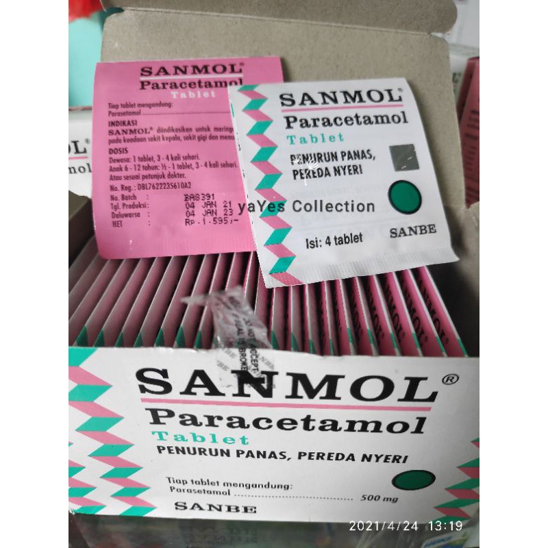 Sanmol drops drop obat penurun panas nyeri sirup syirup 60 ml Tablet paracetamol sakit gigi kepala