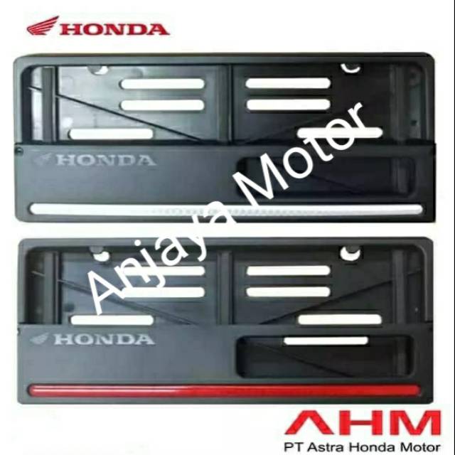 cover plat nomor motor asli HONDA, universal untuk semua motor