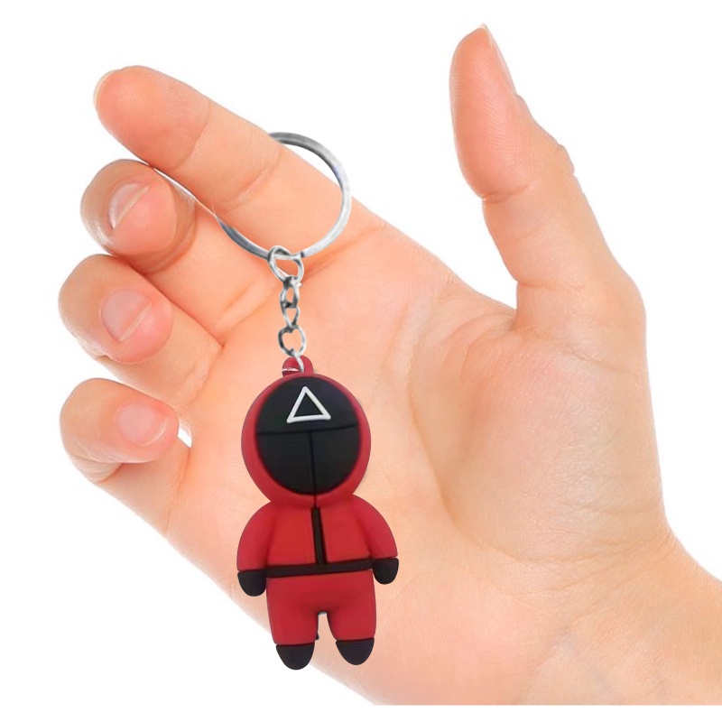 ready to ship !!! Juego de calamares llavero Squid game keychain key chain Hanging key pendant OWT