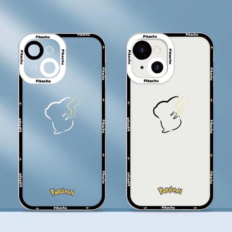 Soft Case Silikon TPU Transparan Untuk Iphone 12 13 mini Se 2020 6 6S 7 8 Plus X XS XR 11 Pro Max