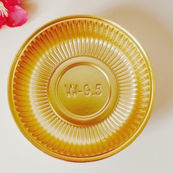 

(150GR) Plastik mooncake + Tray mika kue bulan HARGA ECER - P+ Tray Gold
