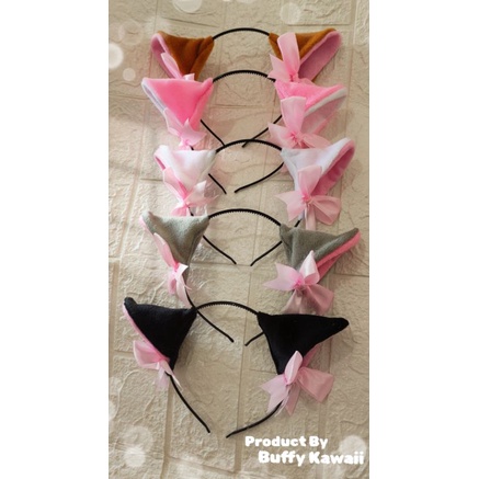 Bando Kucing anak murah cosplay halloween kawaii pita nekomimi costume cat lolita