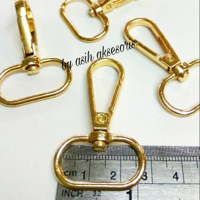 Pengait tas 2,5cm ( 1225 ) mas muda