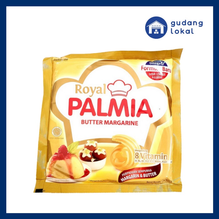 

butter-mentega- palmia royal butter margarine 200gr -mentega-butter.