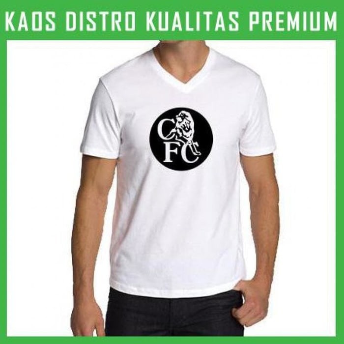 Kaos Tshirt Baju Combed 30S Distro Chelsea Retro Grade Ori