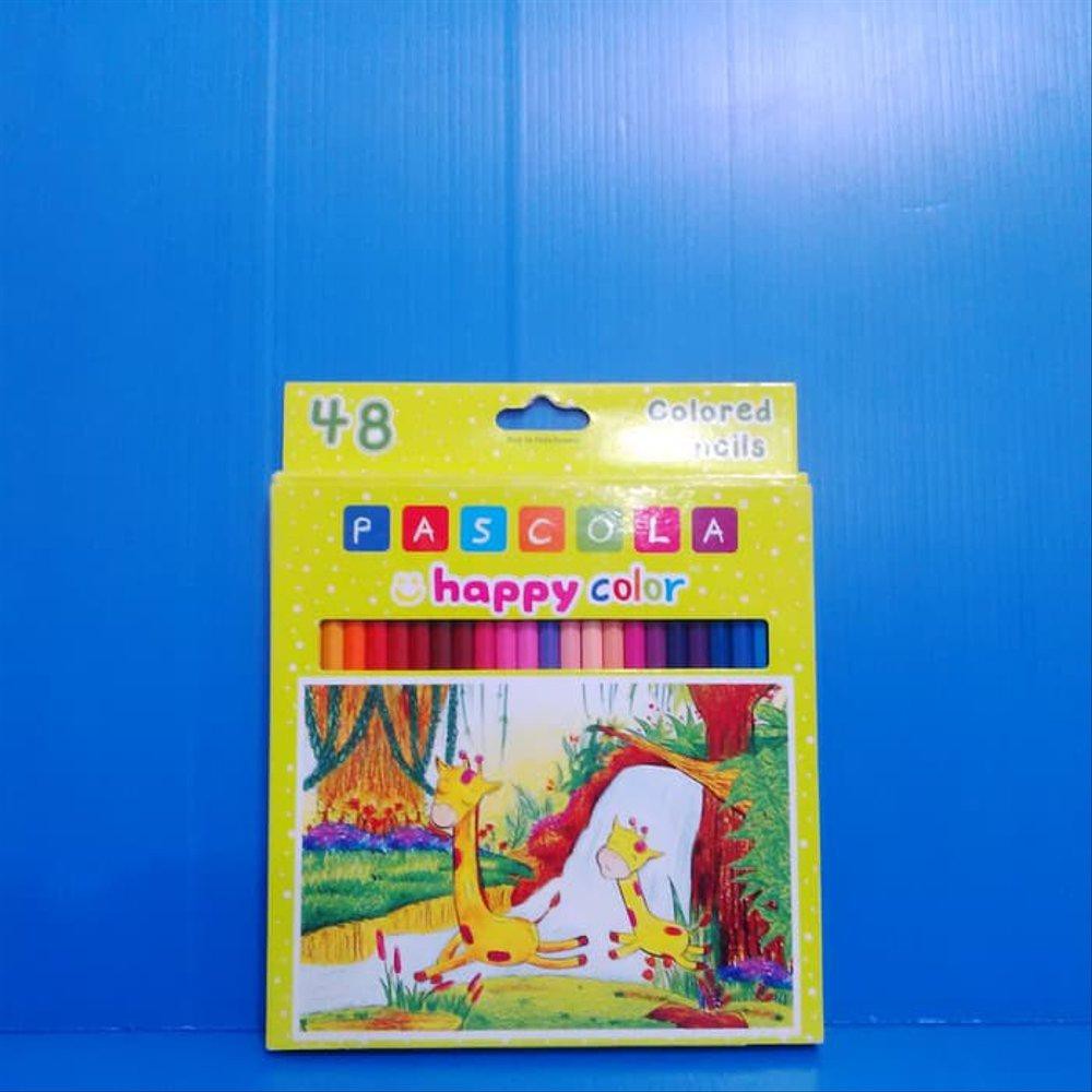 

PENSIL WARNA PASCOLA ISI 48 HAPPY COLOR pascola pensil warna 48