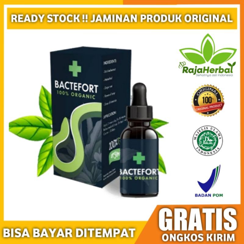 Bactefort Asli Original Obat Herbal Anti Parasit Dalam Tubuh - Ecositin - Hermuno - Biodeto