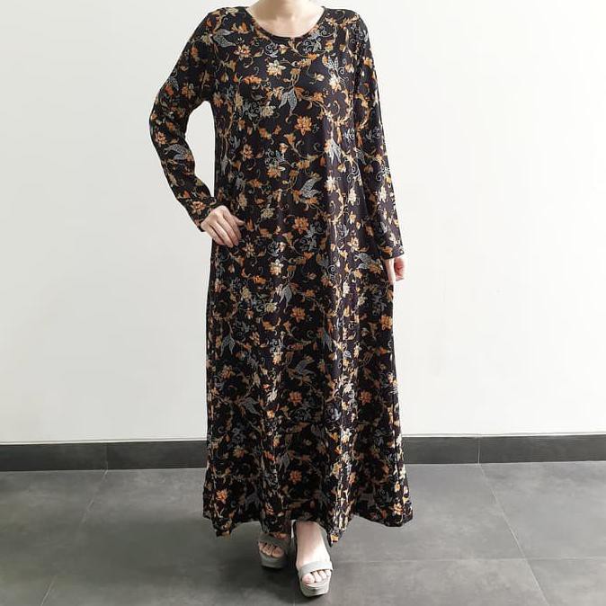 promo baju gamis kaos spandek hongkong gamis motif terbaru - terbaru