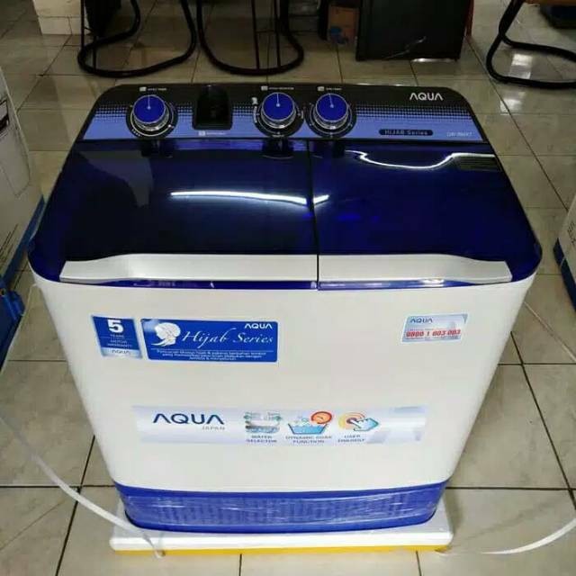 MESIN CUCI 2 TABUNG AQUA QW950XT / QW980XT 9KG khusus bdg