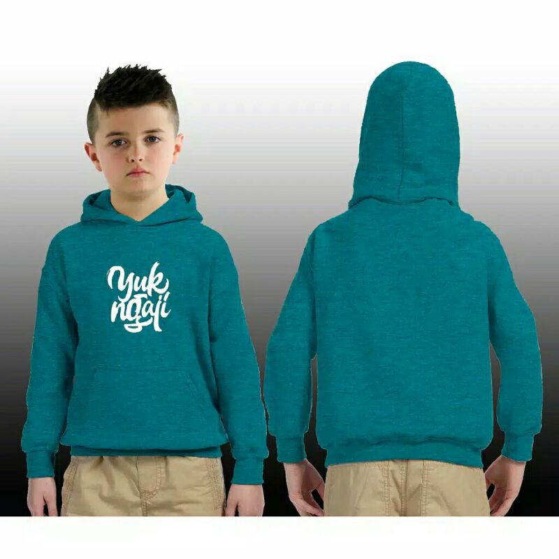 jaket hoodie Yuk Ngaji sweater anak cewek/cowok hoodie
