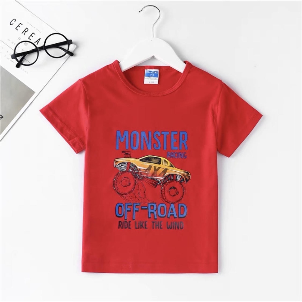 ( HARGA GROSIR ) KAOS LENGAN PENDEK Baju Tidur Anak Bayi RANDOM