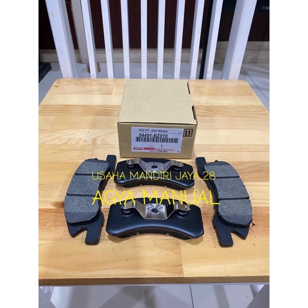 KAMPAS REM DEPAN BRAKE PAD AGYA MANUAL GLOSIR KD 04491-BZ010