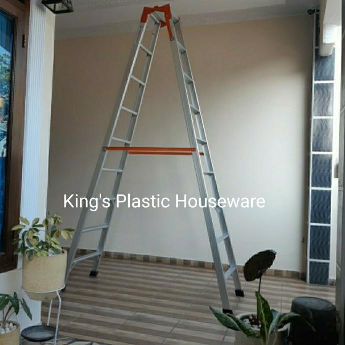 Tangga 3 Meter VICTORY Aluminium Alumunium BESAR Tangga Lipat TEBAL