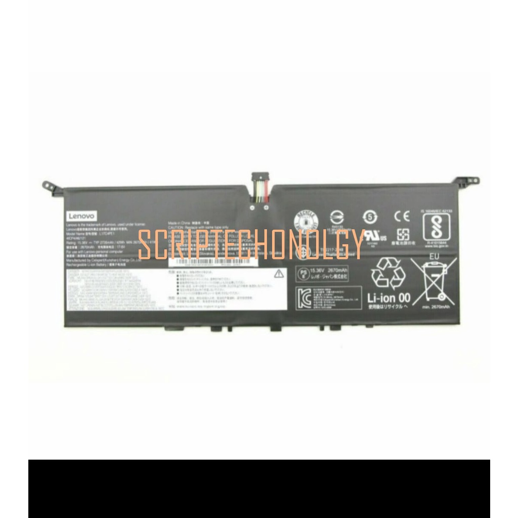 Ori Baterai SCLenovo Yoga S730-13 L17C4PE1 L17M4PE1 5B10R32748 928QA232H