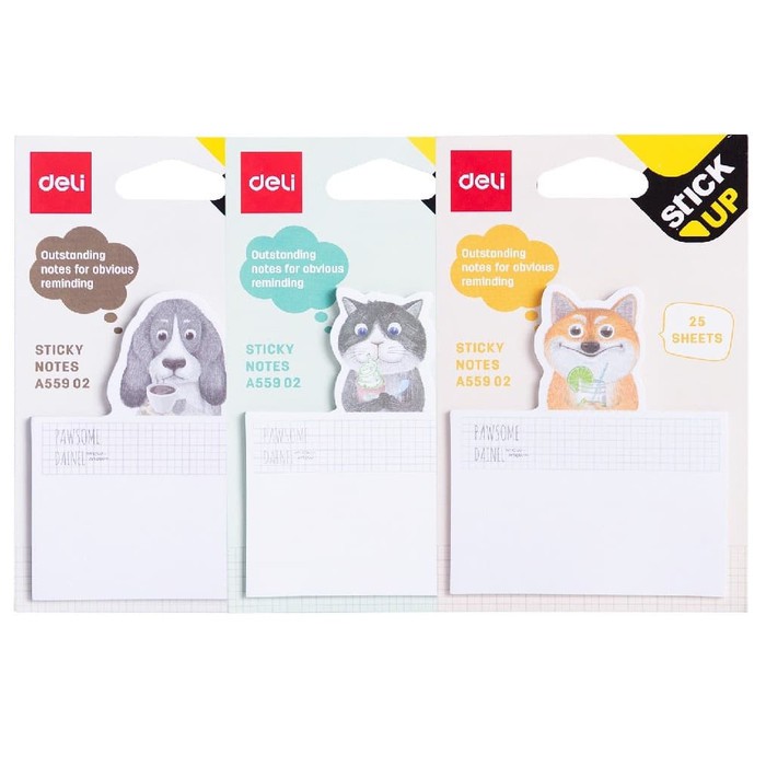 

Jual STIK NOTE LUCU DELI A 559 STICKY NOTES MEMO TEMPEL LUCU Limited