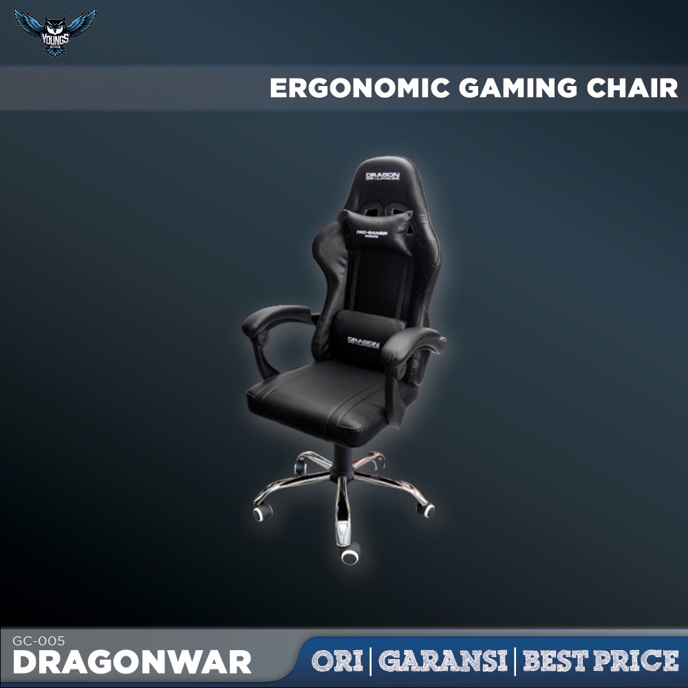 DRAGONWAR GC-005 GAMING CHAIR DRAGON WAR GC 005 GC005 KURSI GAMING