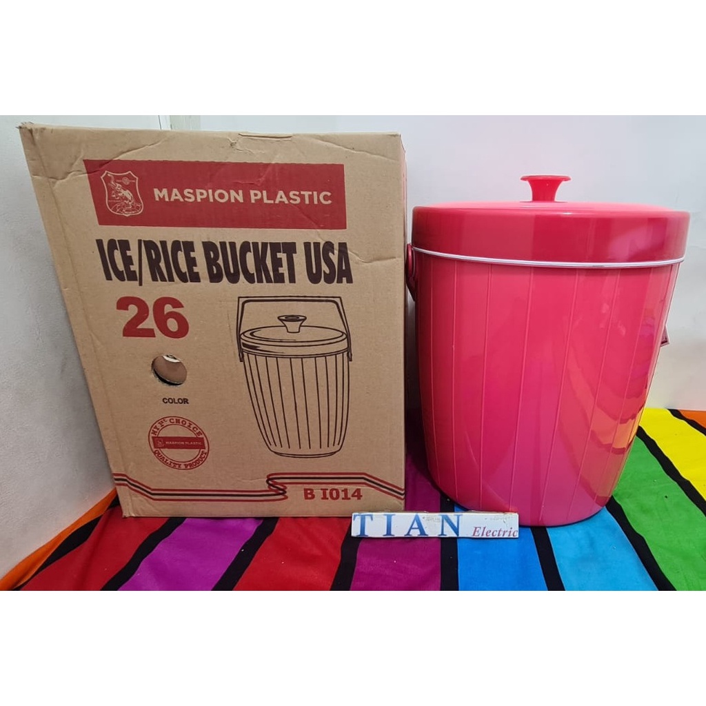 MASPION B-I014 Ice - Rice Bucket USA / Tempat Es - Nasi USA 26 Liter