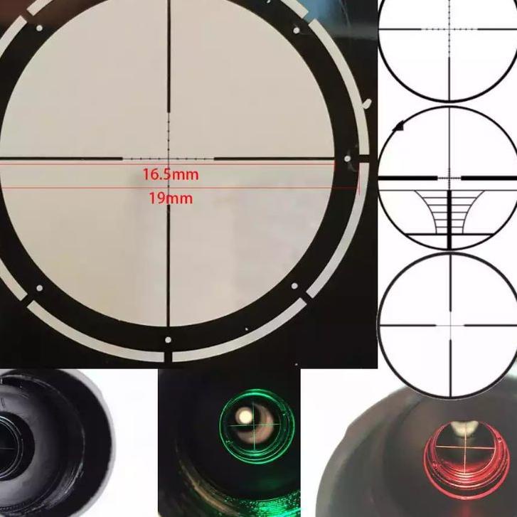(LANGSUNG KIRIM) Reticle mildot