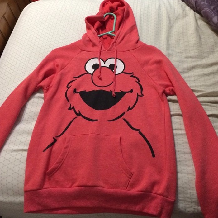 Jaket   Zipper   Hoodie  Sweater Elmo 1