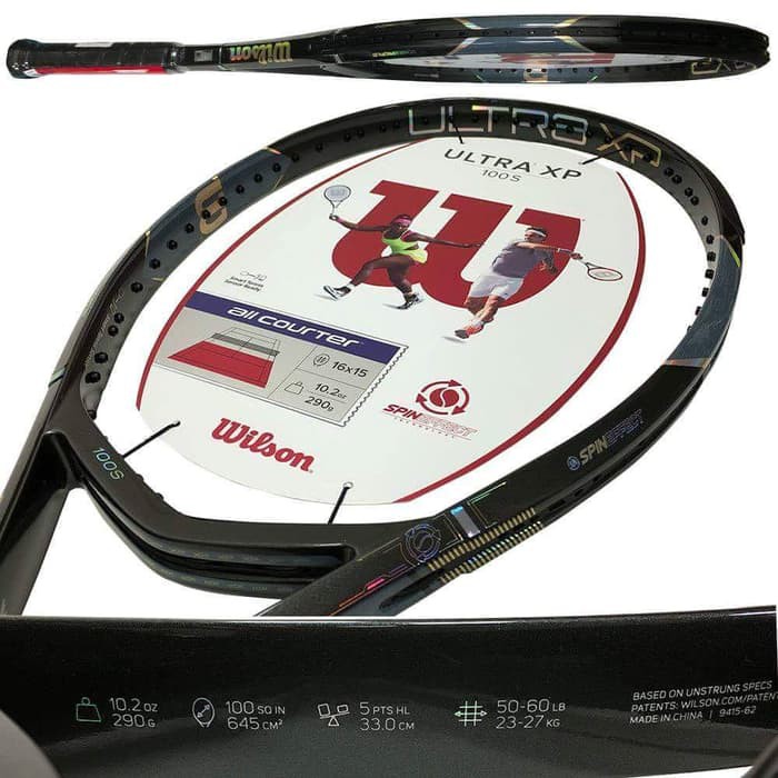 raket Tenis / WILSON ULTRA XP 100S SPIN EFFECT
