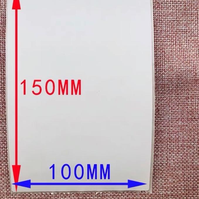 

Ready Stock.. label thermal label stiker barcode label pengiriman 100x150 / 250 pcs populer