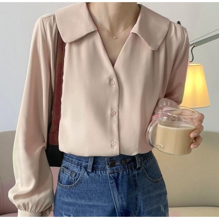 ACHA BLOUSE/atasan terbaru/premium/korean/vintage/shakila/terbaru