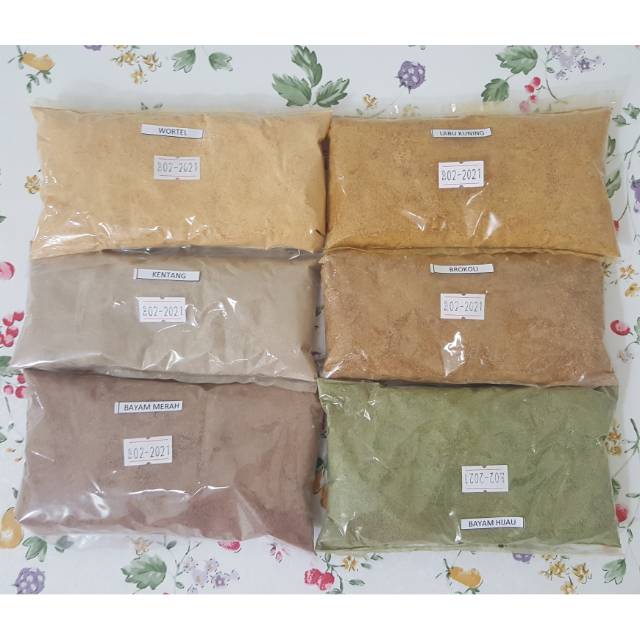 ORGANIC VEGETABLE POWDER HALAL sayuran bubuk kale, kelor, bayam, brokoli, labu, wortel jamur