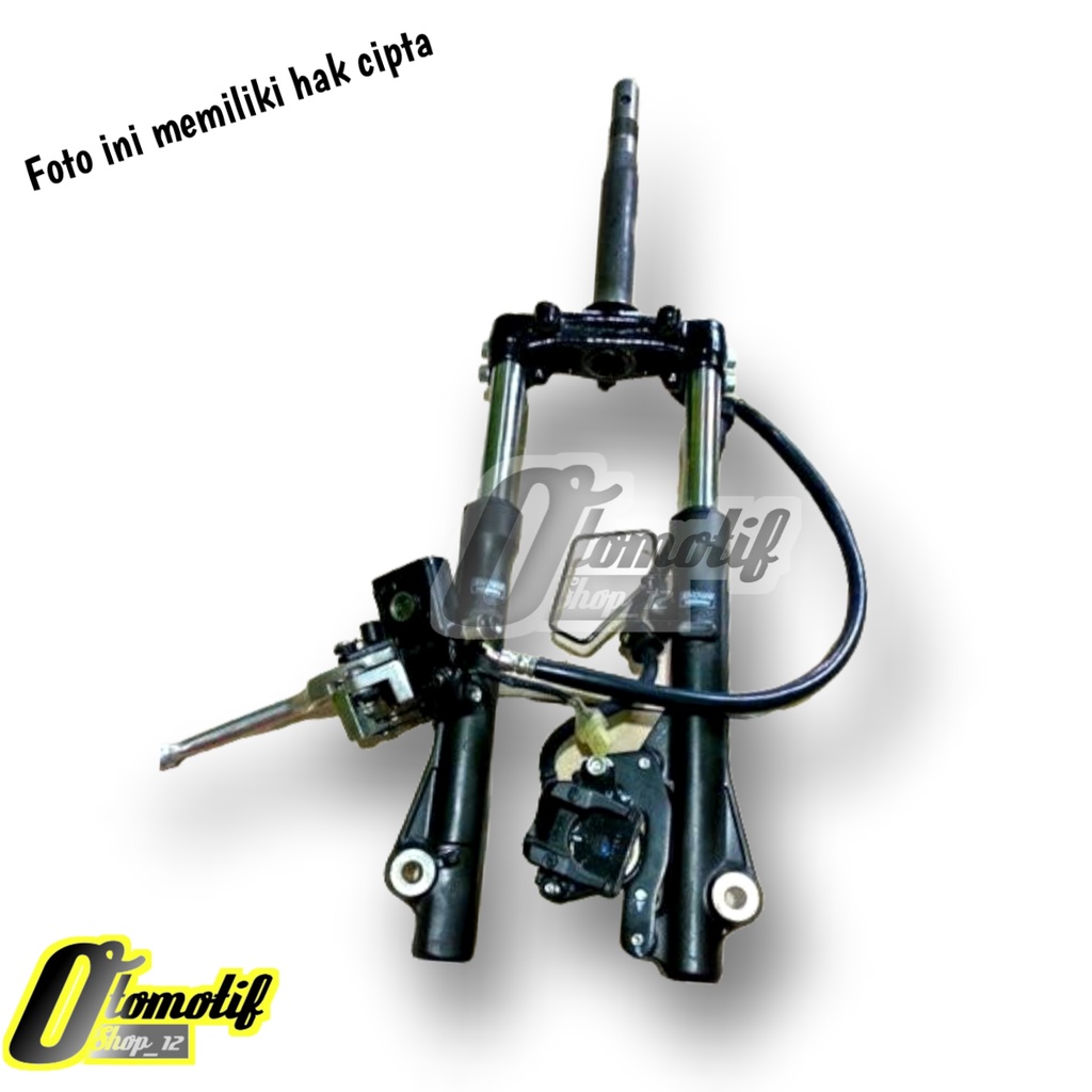 Shok depan satu set sgitiga Master rem cakram depan Honda beat fi eSP Scoopy Fi Esp Vario 110 Vario 