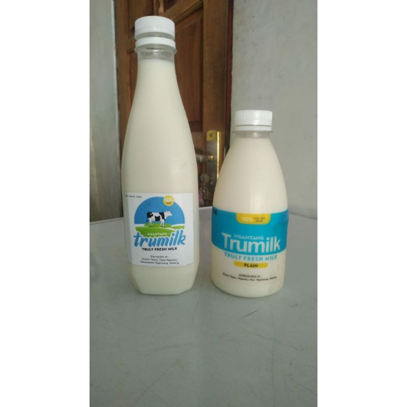 

Susu segar kemasan plain 350 ml dan 500 ml