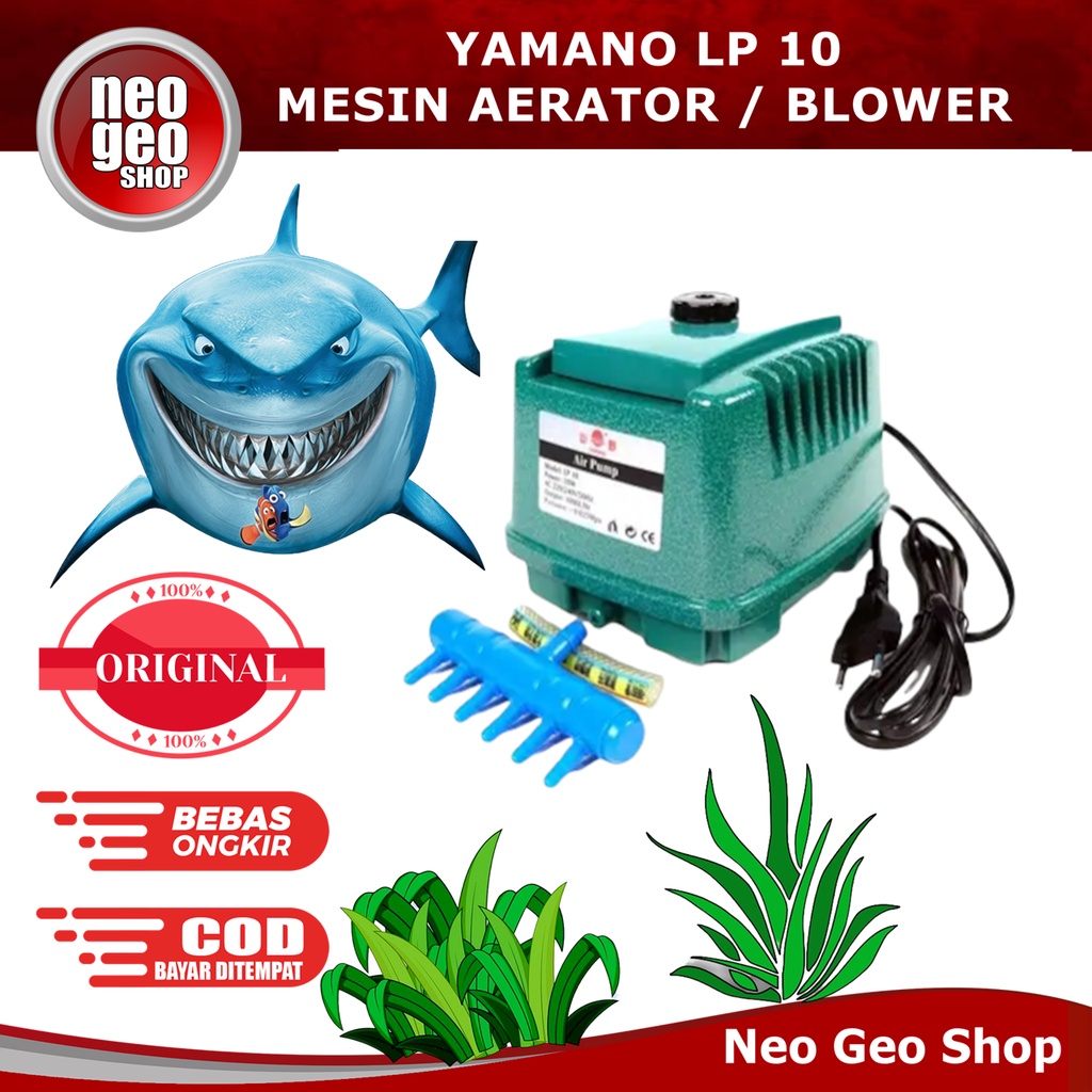 Yamano LP10 LP 10 Mesin Aerator Pompa Udara Blower Kolam Ikan