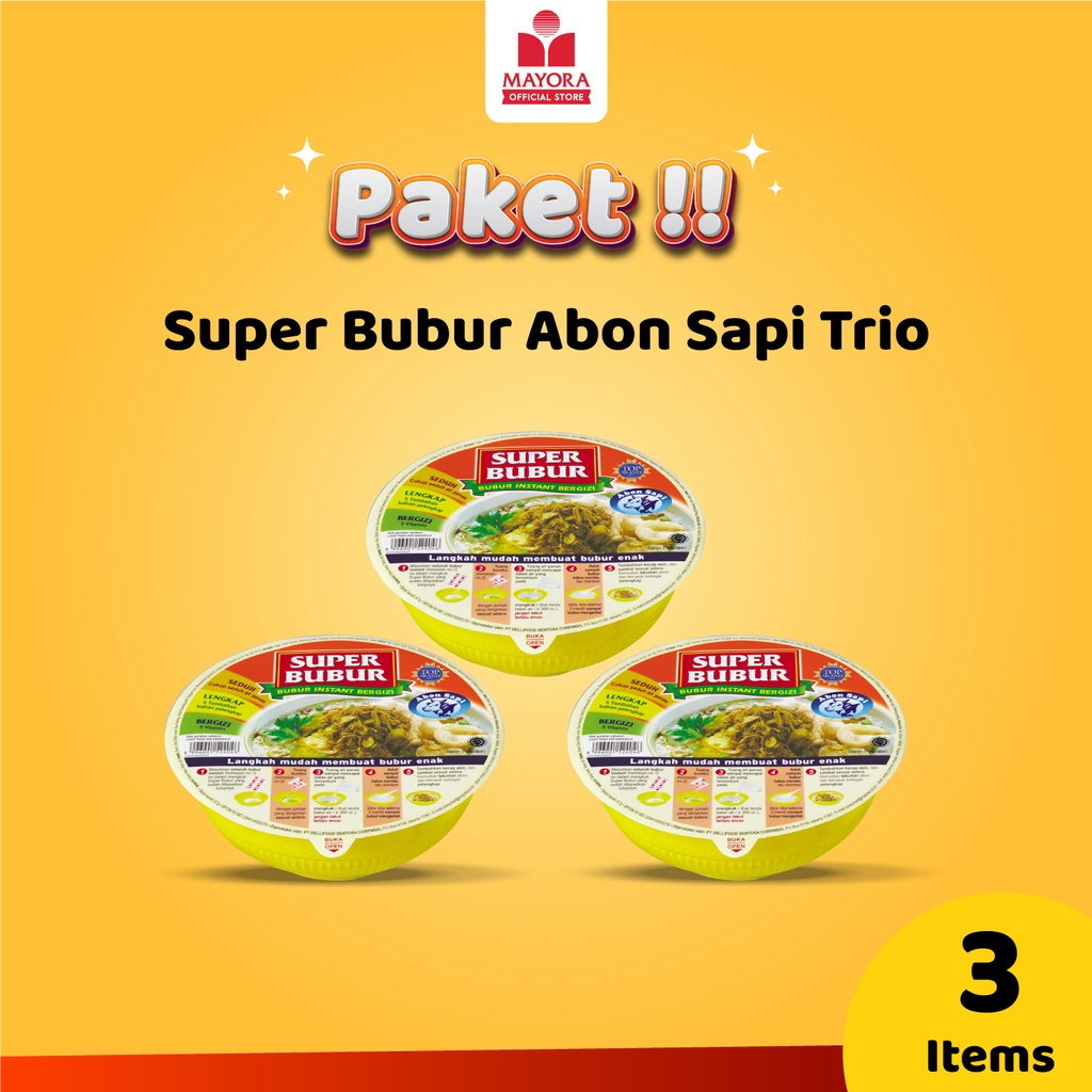 

Super Bubur Abon Sapi Trio 67gr