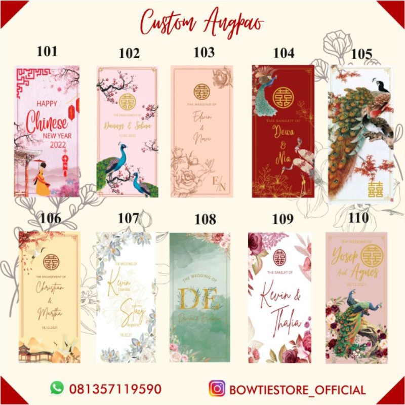

Angpao / angpao wedding/ sangjit