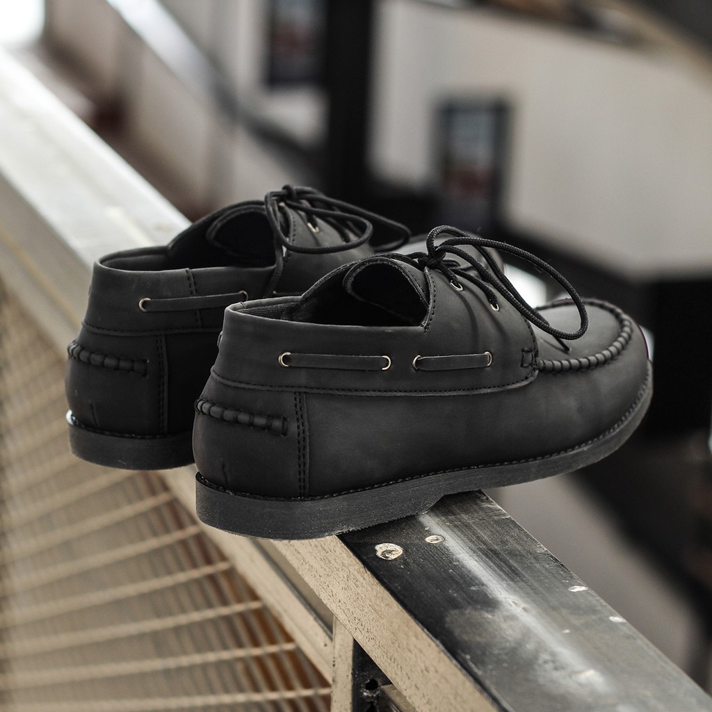 FICO BLACK |FORIND x Lvnatica| Sepatu Vintage Klasik Sporty Pria/Cowok/Men - Derby Original Footwear