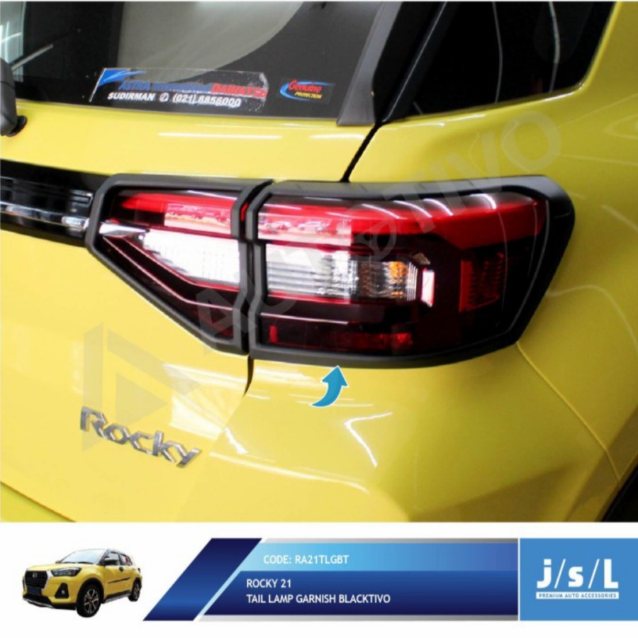 Raize Rocky Aksesoris JSL Cover Lampu Belakang Stoplamp