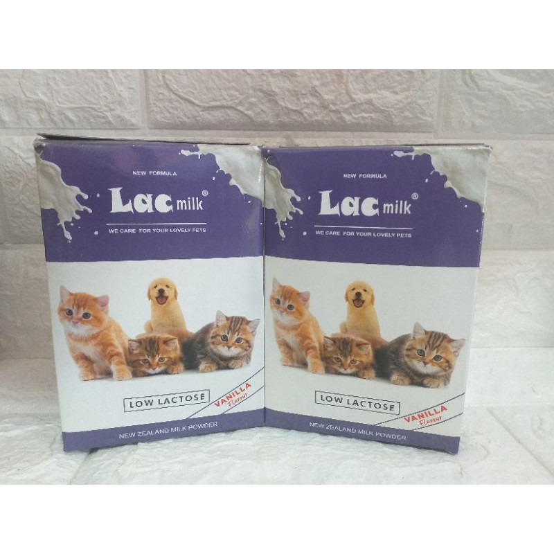 

Lac Milk susu kucing rasa vanila kemasan 1 box