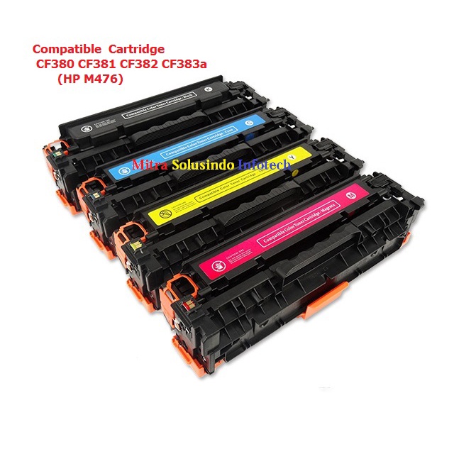 Toner Cartridge Compatible CF380A CF381A CF382A CF383A 312A-HP M476