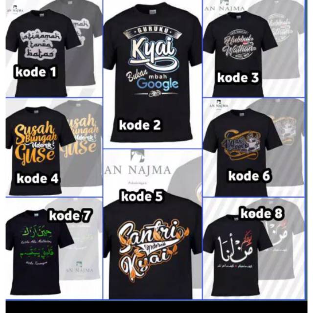 [BISA COD]KAOS SANTRI // KAOS SANTRI SALAFI // KAOS DAKWAH // KAOS MUSLIM // KAOS