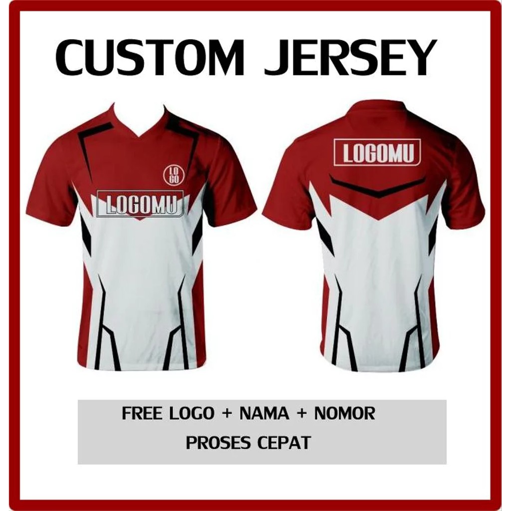 Baju Kaos Jersey Gaming ESports 837 Printing Custom
