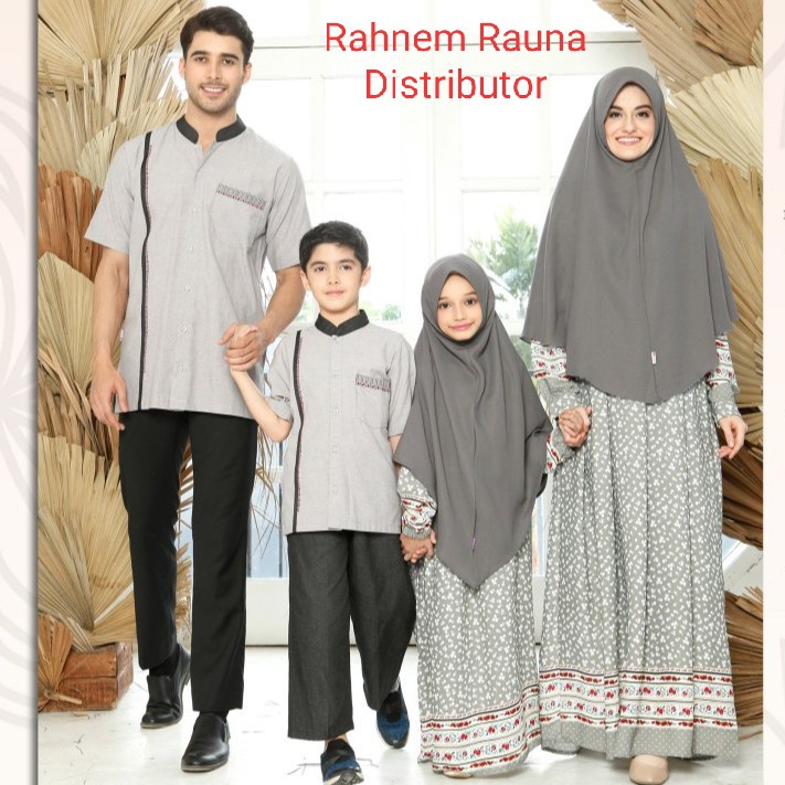sarimbit rauna 151/ baju muslim keluarga/ baju sarimbit/ baju muslim couple