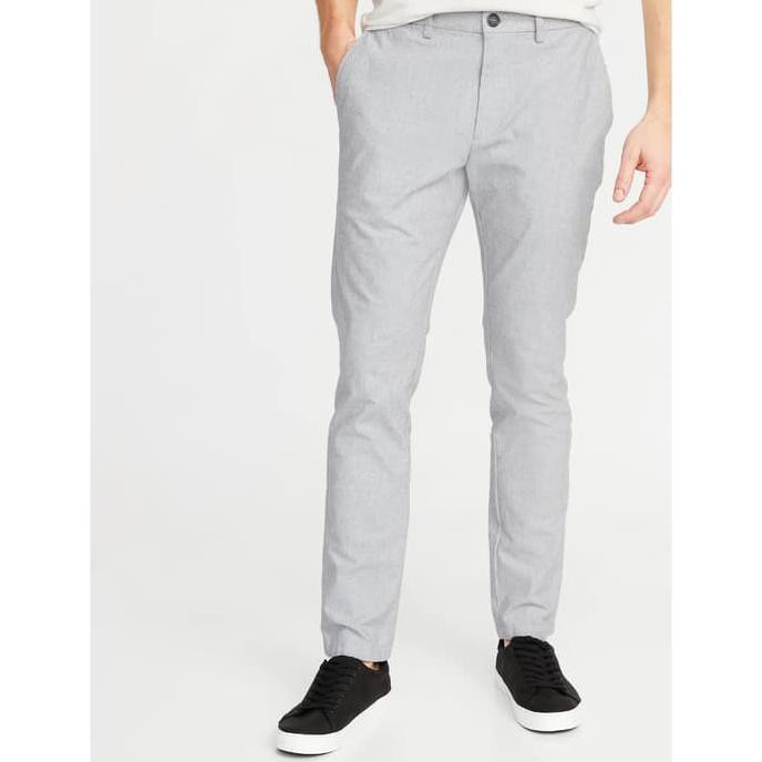 ON SLIM TROUSER PANT BIGSIZE ORIGINAL - CELANA PRIA BRANDED JUMBO SIZE